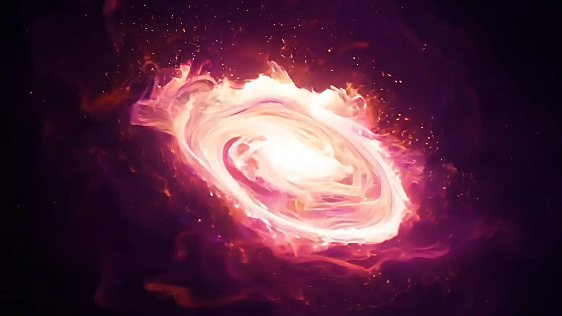 Cosmic Purple Swirl Overlay for Mystical Themed Videos